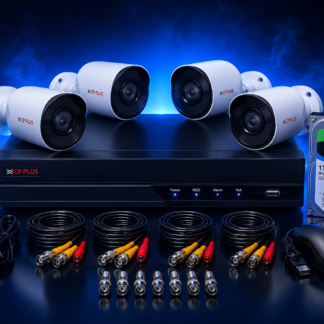 CCTV Kit: 4 Cameras + 4CH DVR + 1TB HDD, Installed